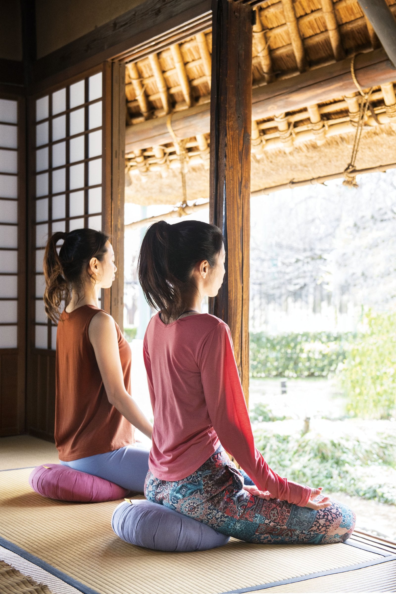 瞑想前に空間を整える時間